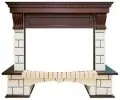 Royal Flame Pierre Luxe Dioramic 33W FX камень белый/темный дуб 3