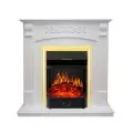 Электрокамин Royal Flame Sorrento - Белый дуб с очагом Majestic FX Brass 1