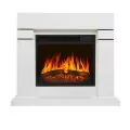 Электрокамин Royal Flame Lindos - Белый (Высота 915 мм) с очагом Vision 23 LED FX 1