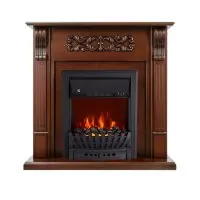 Каминокомплект Royal Flame Venice - Махагон коричневый антик с очагом Aspen Black
