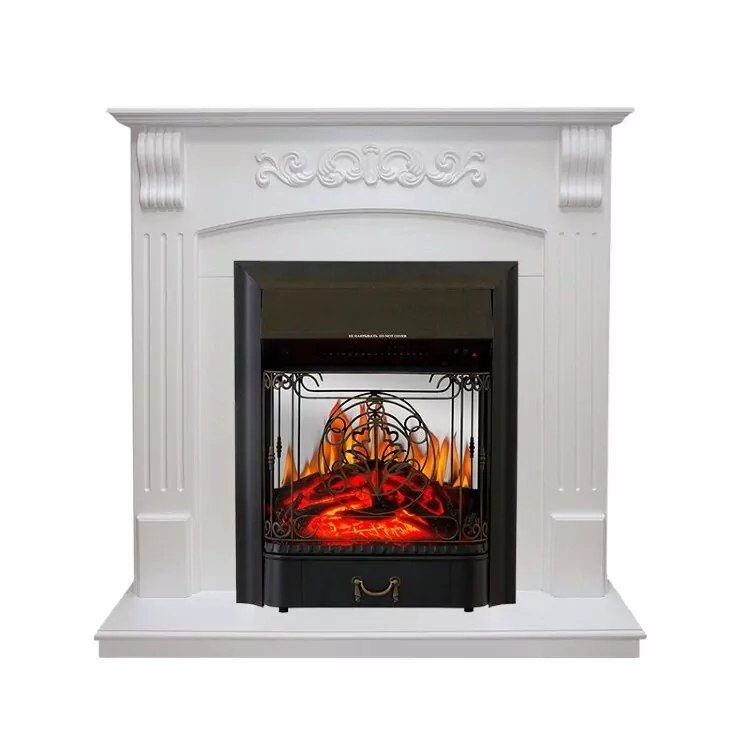Электрокамин Royal Flame Sorrento - Белый дуб с очагом Majestic FX M Black