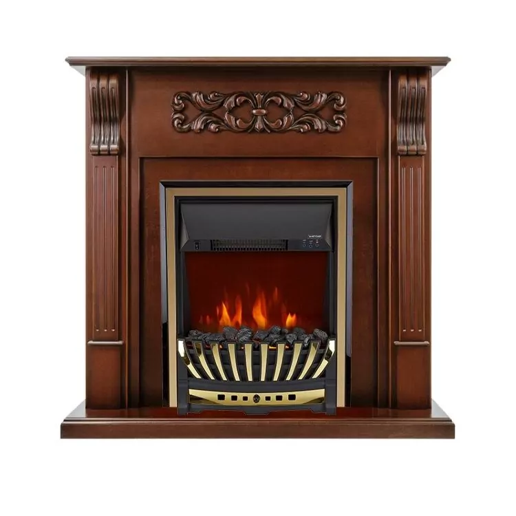 Электрокамин Royal Flame Venice - Махагон коричневый антик с очагом Aspen Gold