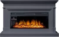Каминокомплект Royal Flame Coventry - Серый графит (Ширина 1400 мм) с очагом Vision 42 LOG LED