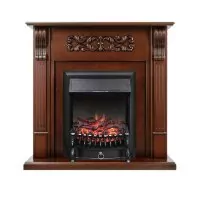 Каминокомплект Royal Flame Venice - Махагон коричневый антик с очагом Fobos FX Black
