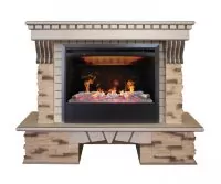 RealFlame Stanley 26 GR с очагом 3D Cassette 630 + Black вставка