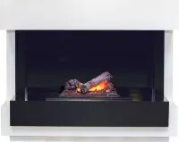 Каминокомплект Dimplex Cube - Белый с черным с очагом Cassette 400 NH