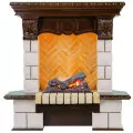 Портал угловой Dimplex Pierre Luxe Cassette 400 шампань/темный дуб 2