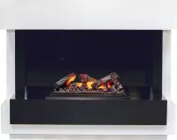 Каминокомплект Dimplex Cube - Белый с черным с очагом Cassette 600 NH