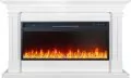 Электрокамин Royal Flame Lyon  - Белый ( Ширина 1440 мм) с очагом Vision 42 LED 1