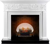 Каминокомплект Royal Flame Palace - Белый с черным с очагом Revillusion RLG25