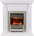 Электрокамин Dimplex Orlean - Белый дуб с очагом Chesford 1