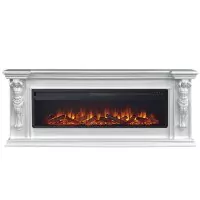 Каминокомплект Royal Flame Sparta 60 - Белый с очагом Vision 60 LOG LED