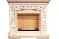 Портал Dimplex Glasgow - Слоновая кость с патиной/Белый
