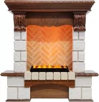 Каминокомплект Dimplex Pierre Luxe - Дуб / Шампань h=975 мм с очагом Cassette 400 LNH-INT PS