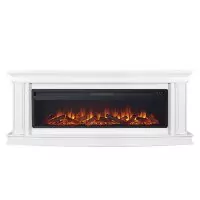 Каминокомплект Royal Flame Roma 60 - Белый с очагом Vision 60 LOG LED