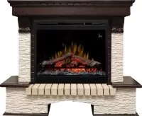 Каминокомплект Dimplex Pierre Luxe угловой - Темный дуб / Сланец мелкий с очагом Symphony 26'' DF2624-L