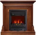 Электрокамин Royal Flame Bradford - Орех с очагом Aspen Black 1