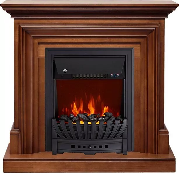 Электрокамин Royal Flame Bradford - Орех с очагом Aspen Black