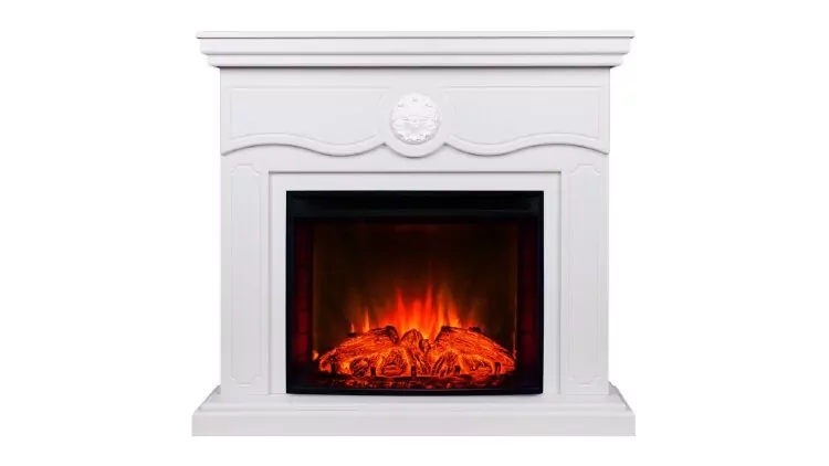 Камин электрический RealFlame Raffaele 25,5 WT с очагом Evrika 25,5