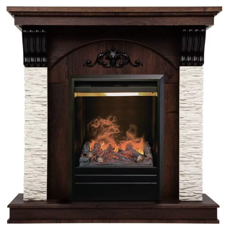 Камин электрический RealFlame Corfino NT c очагом 3D Olympic