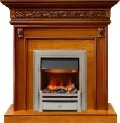 Электрокамин Dimplex Valletta - Орех с очагом Chesford 1