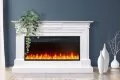 Электрокамин Royal Flame Chelsea - Белый (Ширина 1350 мм) с очагом Vision 42 LED 7