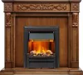 Электрокамин Dimplex Neapol - Дуб антик с очагом Brookline Black 1