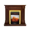 Электрокамин Royal Flame Boston - Темный дуб (Высота 925см) с очагом Fobos FX M Brass 1