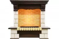 Портал угловой Dimplex Pierre Luxe Cassette 600 шампань/темный дуб