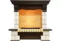 Портал угловой Dimplex Pierre Luxe Cassette 600 шампань/темный дуб 4