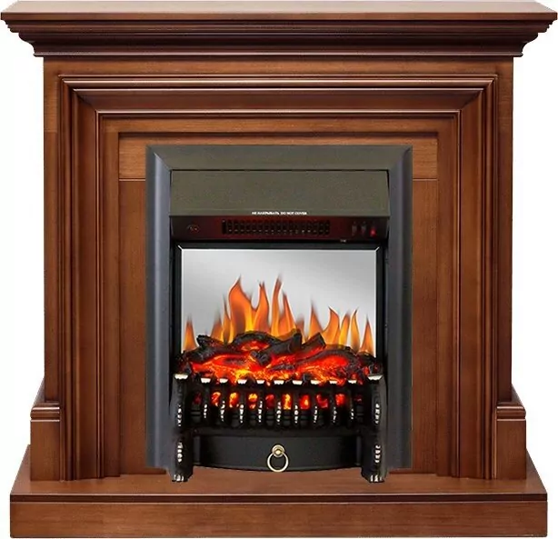 Электрокамин Royal Flame Bradford - Орех с очагом Fobos FX M Black