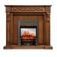 Каминокомплект Royal Flame Neapol - Дуб антик с очагом Fobos FX M Black