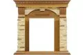 Электрокамин Dimplex Dublin -  Дуб / Сланец с очагом Danville Antique Brass FB2 2