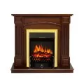 Электрокамин Royal Flame Boston - Темный дуб (Высота 925см) с очагом Fobos FX Brass 1