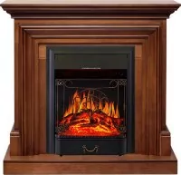 Каминокомплект Royal Flame Bradford - Орех с очагом Majestic FX Black