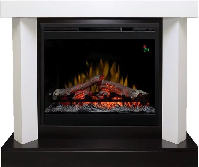 Электрокамин Dimplex Vancouver - Фактурный белый с очагом Symphony 26'' DF2624-L