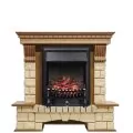 Электрокамин Royal Flame Pierre Luxe - Дуб / Шампань с очагом Fobos FX Black 1