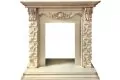 Электрокамин Dimplex Adriana - Cлоновая кость с очагом Danville Antique Brass FB2 2