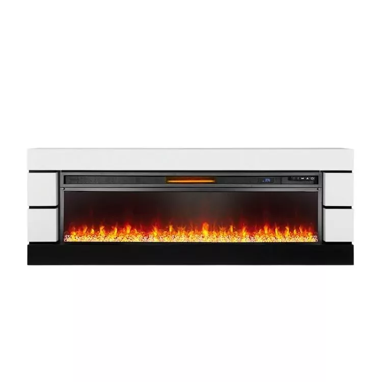 Электрокамин Royal Flame Modern - Белый с черным с очагом Vision 60 LED
