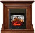 Электрокамин Royal Flame Bradford - Орех с очагом Majestic FX M Black 1