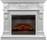 Каминокомплект Dimplex Corsica - Матовый белый с очагом Symphony 26'' DF2608-INT