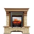 Электрокамин Royal Flame Pierre Luxe - Дуб / Шампань с очагом Fobos FX M Black 1