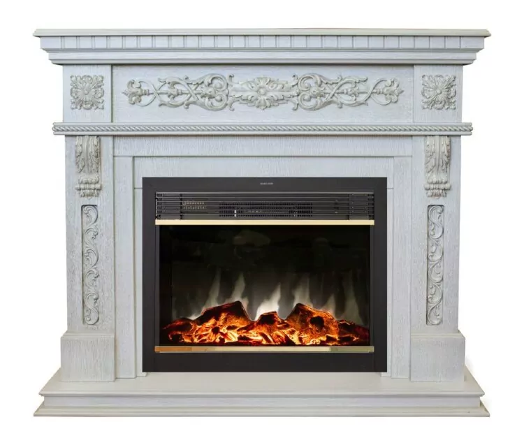 Камин электрический RealFlame Estella 26 WT с MoonBlaze S LUX BR