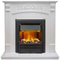 Портал угловой Dimplex Sorrento под классический очаг белый дуб 2