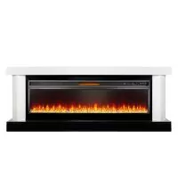 Каминокомплект Royal Flame Vancouver 60 - Белый с черным с очагом Vision 60 LED