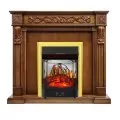 Электрокамин Royal Flame Neapol - Дуб антик с очагом Majestic FX M Brass 1