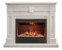 Камин электрический RealFlame Kellie 25,5/26 WT с Helios 26 3D