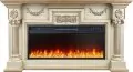 Электрокамин Royal Flame London - Слоновая кость с патиной 1490 мм  с очагом Vision 42 LED 1