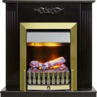 Каминокомплект Dimplex Lumsden - Венге с очагом Danville Antique Brass FB2