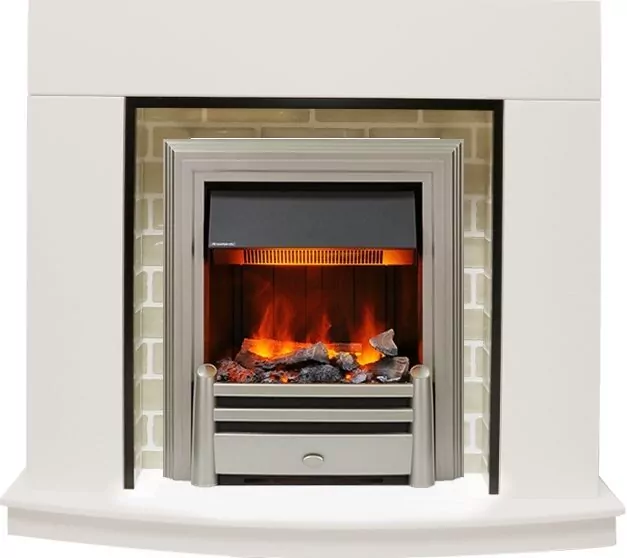 Электрокамин Dimplex Montana - Белый с очагом Chesford
